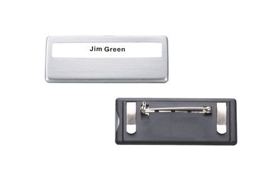 Splitter/Goldaluminium-und -plastiknamensschild-Konferenz-Namensschild-Halter 31011
