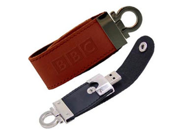 Geschäft fördernder lederner USB-Blitz-Antrieb USB 2,0 1GB - Kapazität 64GB