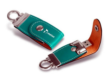 Geschäft fördernder lederner USB-Blitz-Antrieb USB 2,0 1GB - Kapazität 64GB