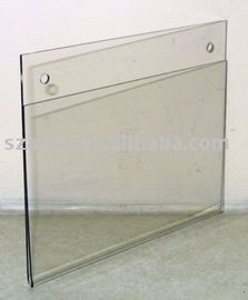 doppelter Seitenacrylzeichenhalter, Menühalter
