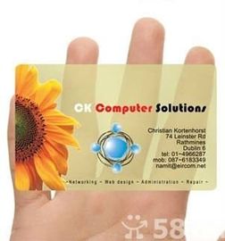 CMYK, das transparente PVC-Promi Karte 0.8mm mit Magnetstreifen bereift