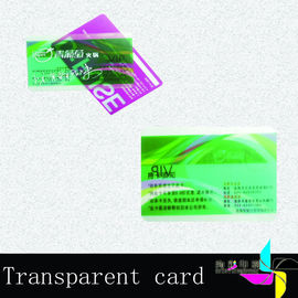 CMYK, das transparente PVC-Promi Karte 0.8mm mit Magnetstreifen bereift