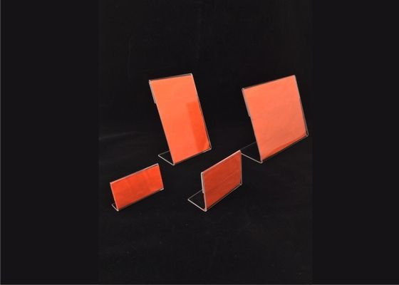 Klarer hängender Acrylzeichen-Halter, Plexiglas-an der Wand befestigter Zeichen-Halter