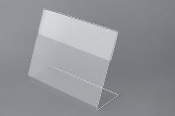 Klare Acrylmenü-Zeichen-Halter für Schaufenster, verwittern beständiges