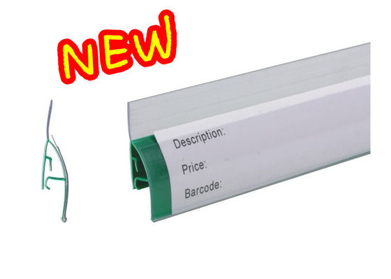 Supermarkt-klarer Regal-Kanal-Preis-Aufkleber-Halter, Supermarkt-Preis, der Zweikanalaufkleber-Halter 31232 anzeigt