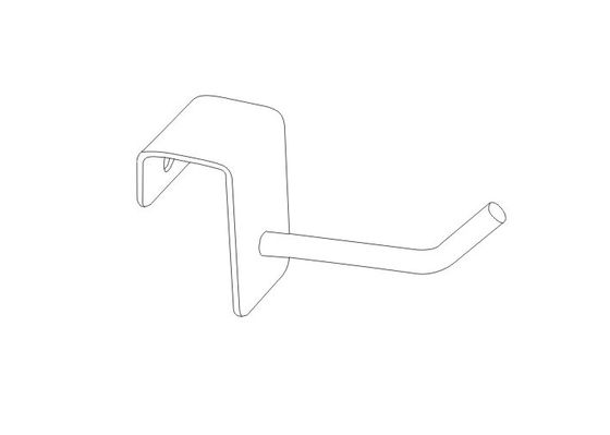 Metallklammer-Stahldraht stalwall Geschäftshut, Schal, der im Kleinen Anzeige Hooks31161,31162,31163,31164,31165,31166 hängt