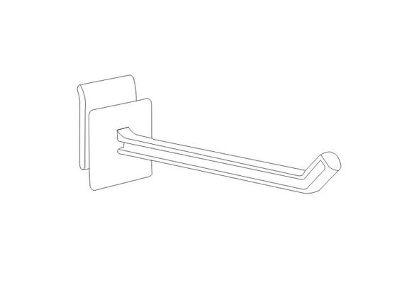 Weiße Latte Wand, Masche und pegboard 3 - 6 Zoll pp. Plastikkleinanzeigen-Haken 31095,31096,31097,31098
