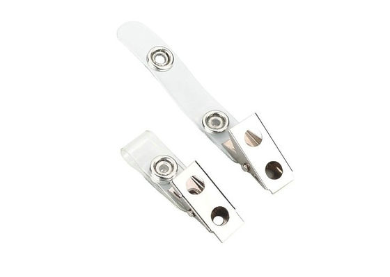 Asphaltieren Sie Popkornmaschine Frühlings-Kieferkreditkarte, Identifikations-Ausweisinhaber-Klipp mit PVC-Bügel und Metallknopf 30275