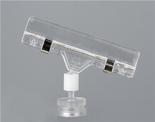 Magnetisches niedriges Werbungspop-Anzeigen-Klipp mit 30mm Klipp, transparent