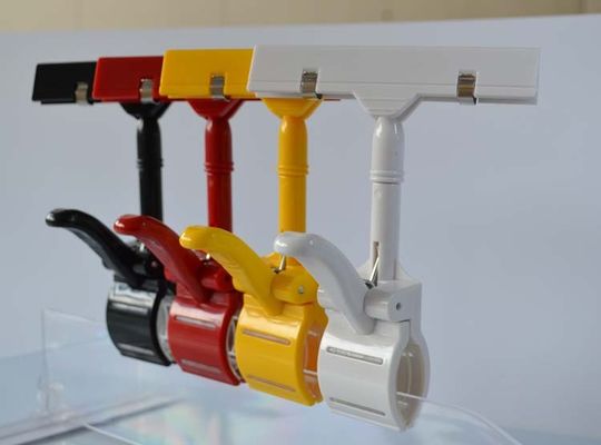 ABS POP-Förderungs-Preis-Halter-Klipp, Daumen-Form-Plastikfach-Klipp