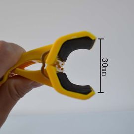 Gelber Supermarkt-Plastikwerbungs-Preis-Halter-Klipp, ABS doppelte Seiten