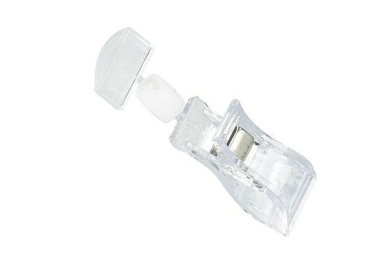 Kaufhaus-Knallclip Acrylzeichenhalter mit Federstahl