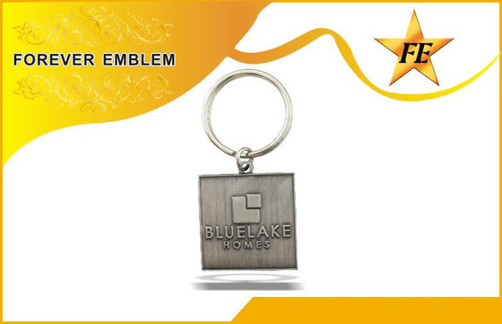 Email-Eisen-Zink-Legierungs-Quadrat förderndes Keychains für Jahrestags-Geschenke