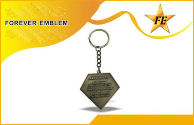Niedrige Kadmium-Zink-Legierung förderndes Keychains/Schlüsselring mit fertigen kundenspezifisch an