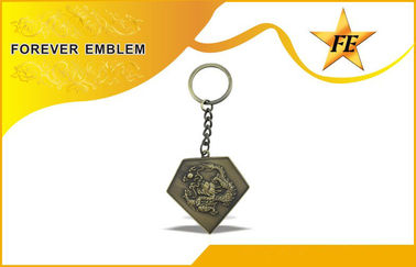 Niedrige Kadmium-Zink-Legierung förderndes Keychains/Schlüsselring mit fertigen kundenspezifisch an