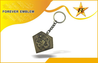 Niedrige Kadmium-Zink-Legierung förderndes Keychains/Schlüsselring mit fertigen kundenspezifisch an