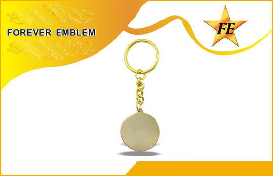 Farbenreiches Druckbronze-Kupfer rundes förderndes Keychains für Mannschaftswettbewerbe