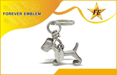 Rostfreies Eisen, Aluminium-3D Metall förderndes Keychains mit antikem Überzug-Ende