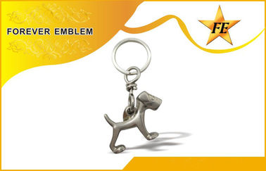 Rostfreies Eisen, Aluminium-3D Metall förderndes Keychains mit antikem Überzug-Ende