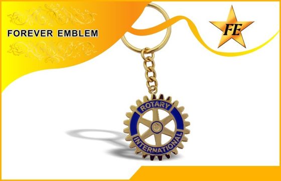 Nachgemachtes hartes Email-Bronzemetall förderndes Keychains mit Vergolden