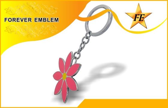 Nachgemachtes hartes förderndes Keychains mit Vernickelung, kundenspezifisches keychain 3D
