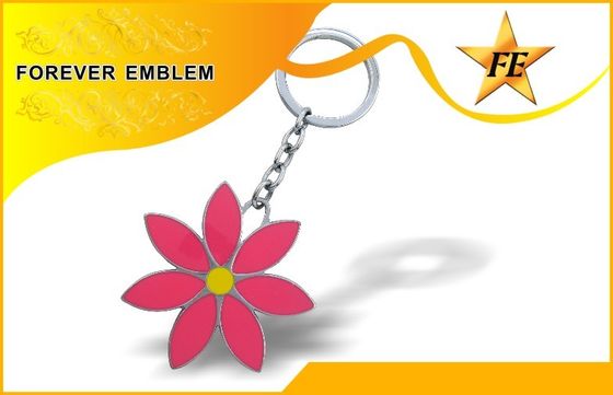 Nachgemachtes hartes förderndes Keychains mit Vernickelung, kundenspezifisches keychain 3D