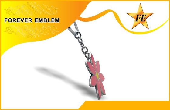 Nachgemachtes hartes förderndes Keychains mit Vernickelung, kundenspezifisches keychain 3D