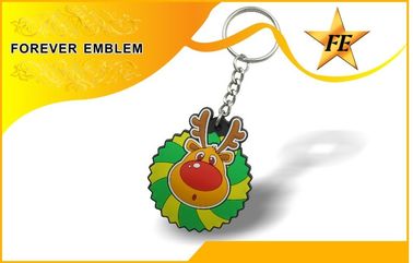 PVC buntes förderndes Keychains mit freies Beispielgebühr