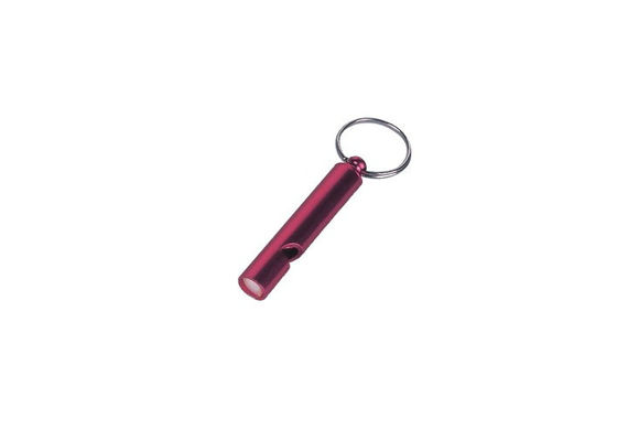 Stahldraht, Aluminiumpfeife fertigte Farbschlüsselring/förderndes Keychains 30572 besonders an