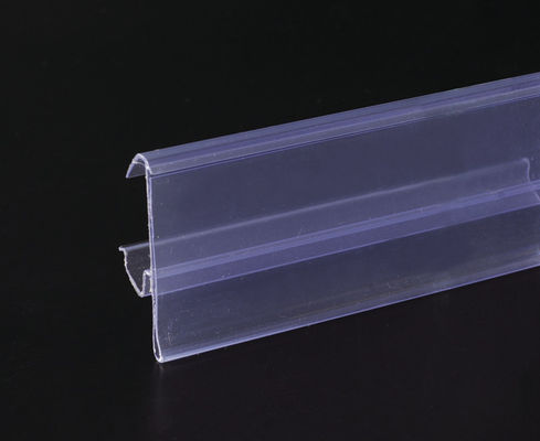 Supermarkt-Speicher PVC-Regal-Daten streifen 32mm/39mm, Transprent ab