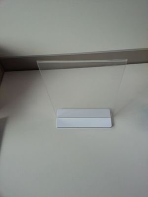 Restaurant-klare Acrylzeichen-Halter-Menü-Stand-Plexiglas-Aufkleber-Halter
