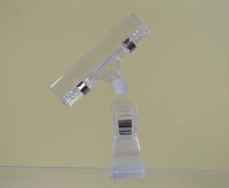 Klarer Klipp-Zeichen-Halter-Einzelhandel