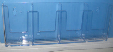 4 Taschen-Acrylausstellungsstände, an der Wand befestigter Broschüren-Halter
