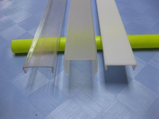 Transparenter verdrängter Plastikformsupermarkt/-speicher PVC-Datenstreifen