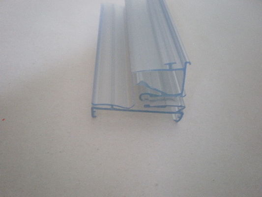 Transparenter verdrängter Plastikformsupermarkt/-speicher PVC-Datenstreifen