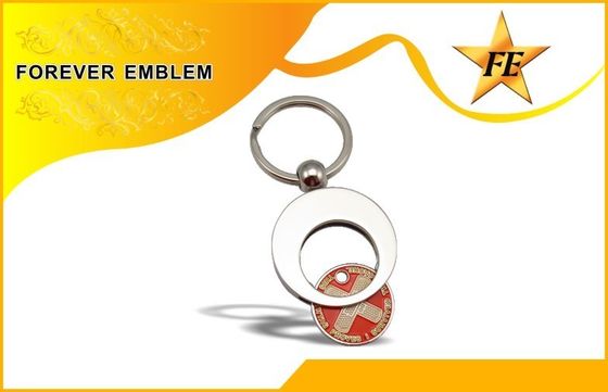 Supermarkt-Laufkatzen-Münzen-Schlüsselring und Münzen-Halter Keychain mit kundenspezifischem LOGO