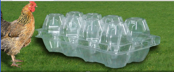 Wasserdichtes HAUSTIER transparente Eierablagen, 15 Hohlraum-Eierkarton-Verpacken