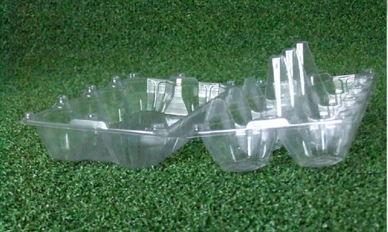 Wasserdichtes HAUSTIER transparente Eierablagen, 15 Hohlraum-Eierkarton-Verpacken