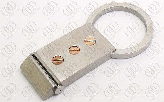 Rosen-Gold schraubt Akzent-Edelstahl-Schlüssel-Halter Keychain für Männer