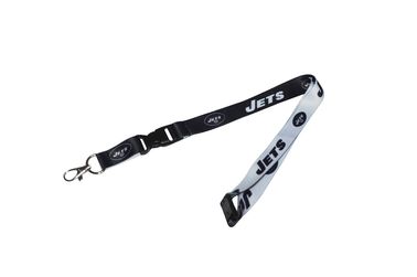 New York Jets NFL-Fußball-Abzugsleine abnehmbarer Keychain-Halskette Identifikations-Ausweisinhaber - Ausbrechen