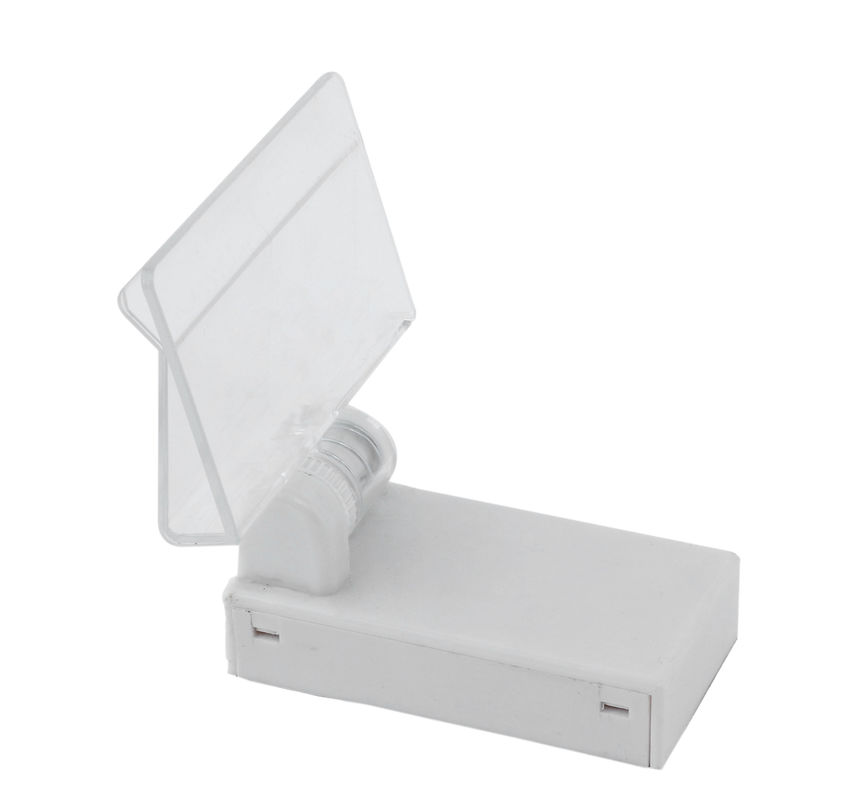 Magnetischer niedriger Knall-Klipp-Zeichen-Halter, Metallschild-Halter steht für Regal 70mm weit