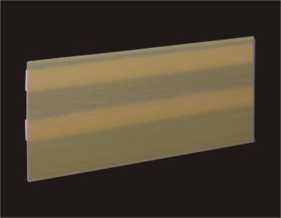 Verdrängter Plastikregal-Umbau-Halter-Plastikdaten-Streifen mit Klebstreifen
