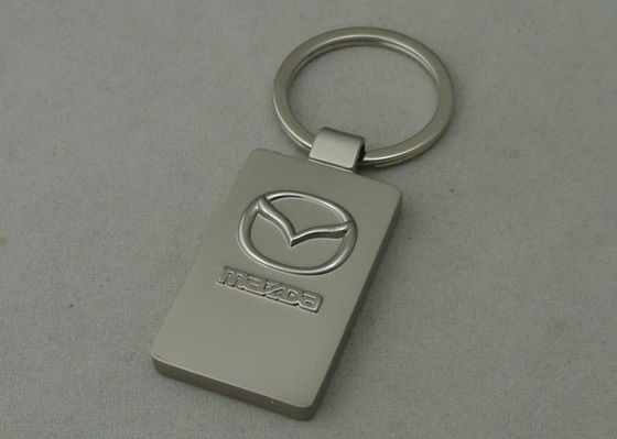 Legierung Keychain des Zink-3D nebelhafte Versilberung für Auto-Schlüsselanhänger